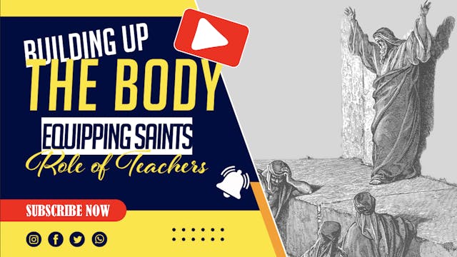 Building Up The Body; Role of Teachers