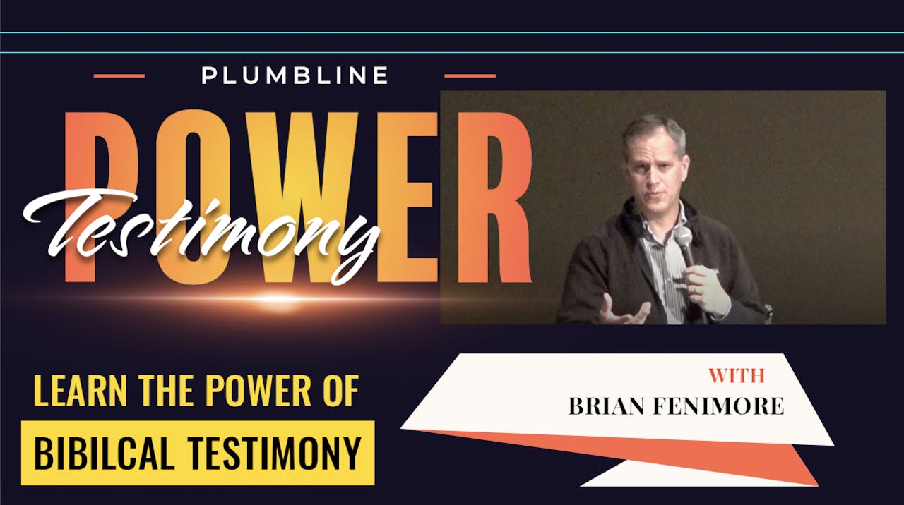 The Power Of Testimony - SEASON 1 - Plumbline Training