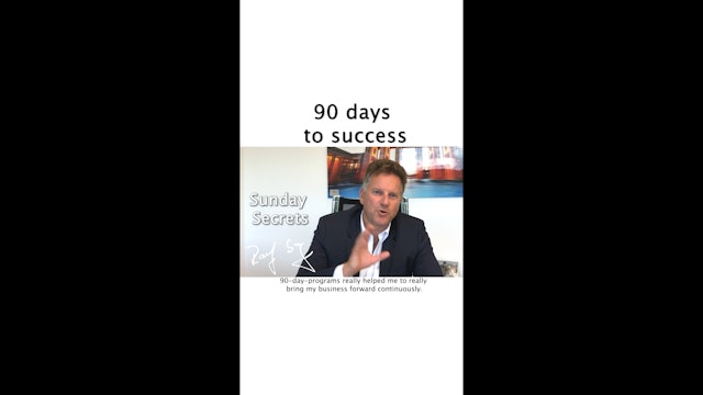 90 days program to success