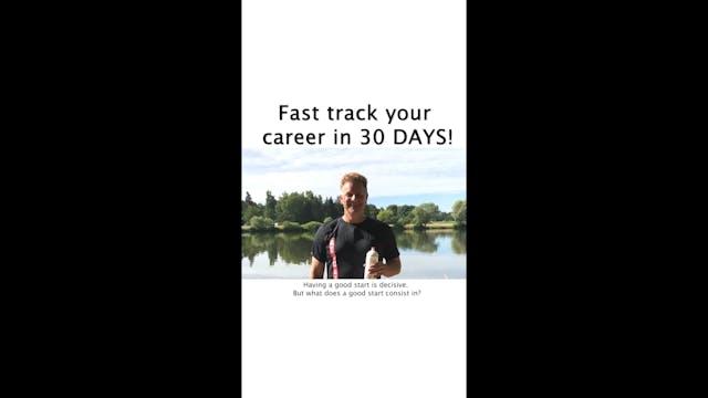 Fast track your career in 30 days!