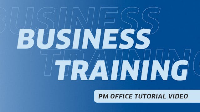 PM Office Tutorial Video (ESP)