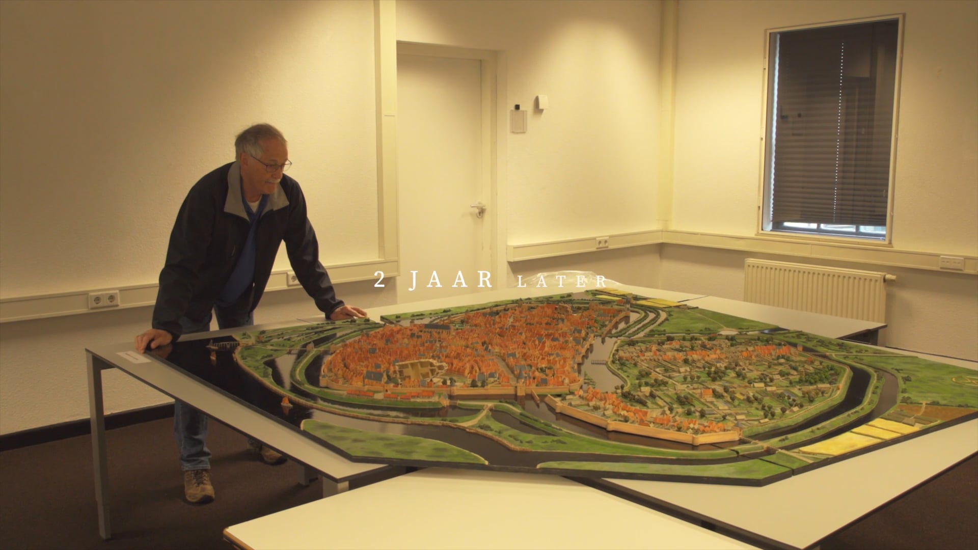 Verplaatsen van de Maquette naar de Bourgonjetoren
