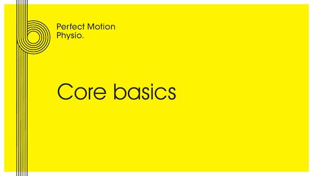 Core basics