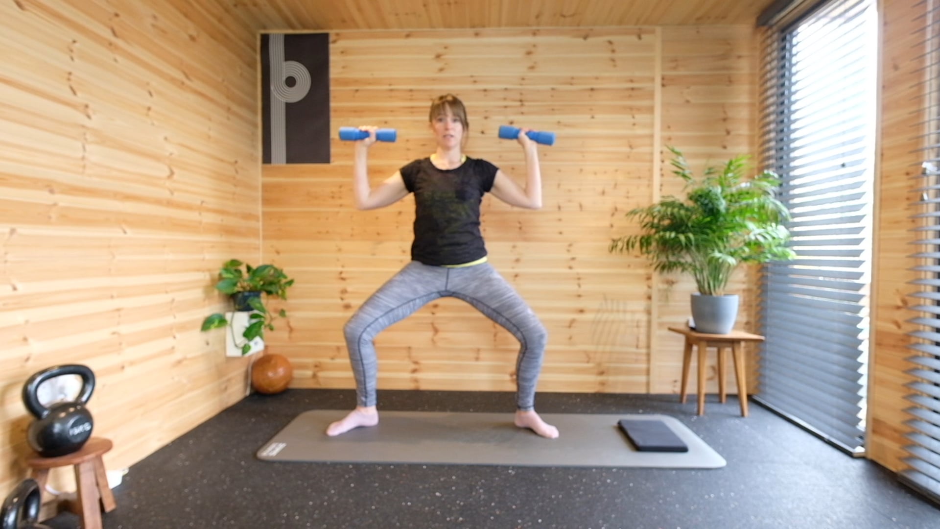 Weight conditioning session for arms.