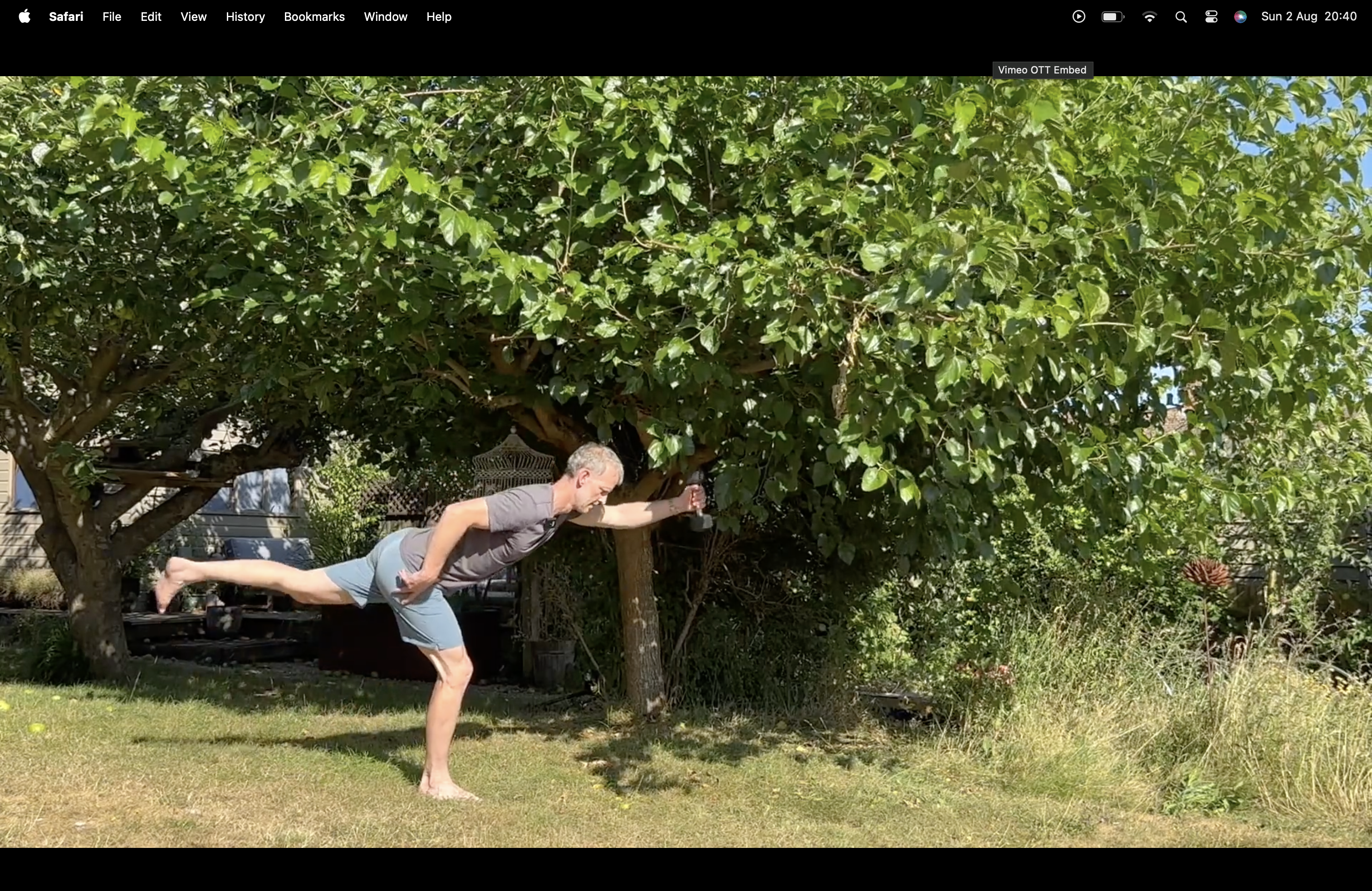Functional movement, strength and stability session.