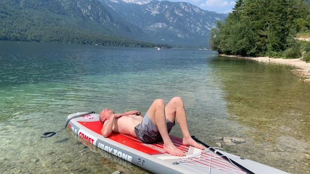 Lake Bohinj morning lumbo-pelvic stre...