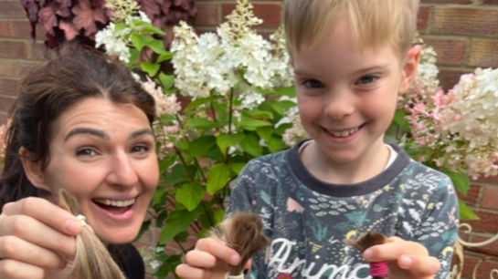 Heidi's Princess Trust Hair cut