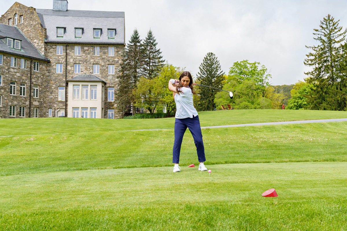 Golfing at Skytop Lodge