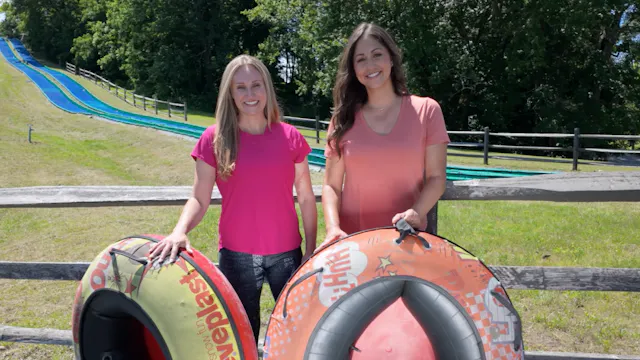 Bri & Dee | Blue Lightning Summer Tubing
