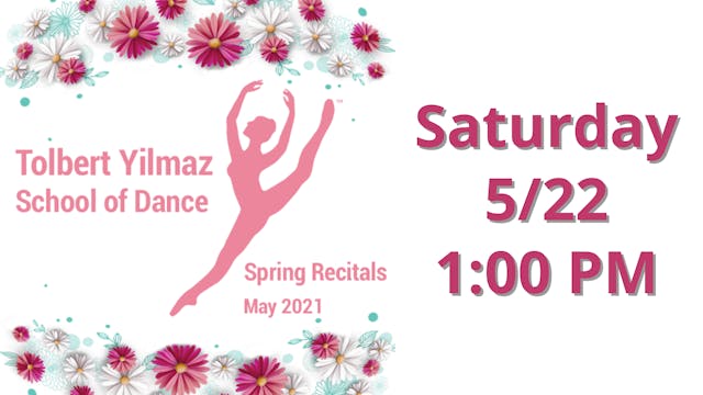 Saturday 5/22 1:00 PM