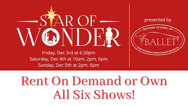 GCDT Star of Wonder 2021 all six shows!