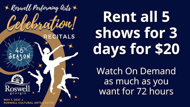 Roswell Performing Arts: Rent Celebration!