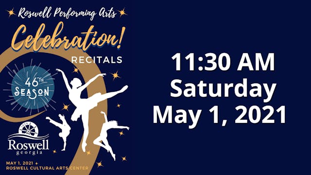 Celebration! Saturday 5/1/2021 11:30 AM