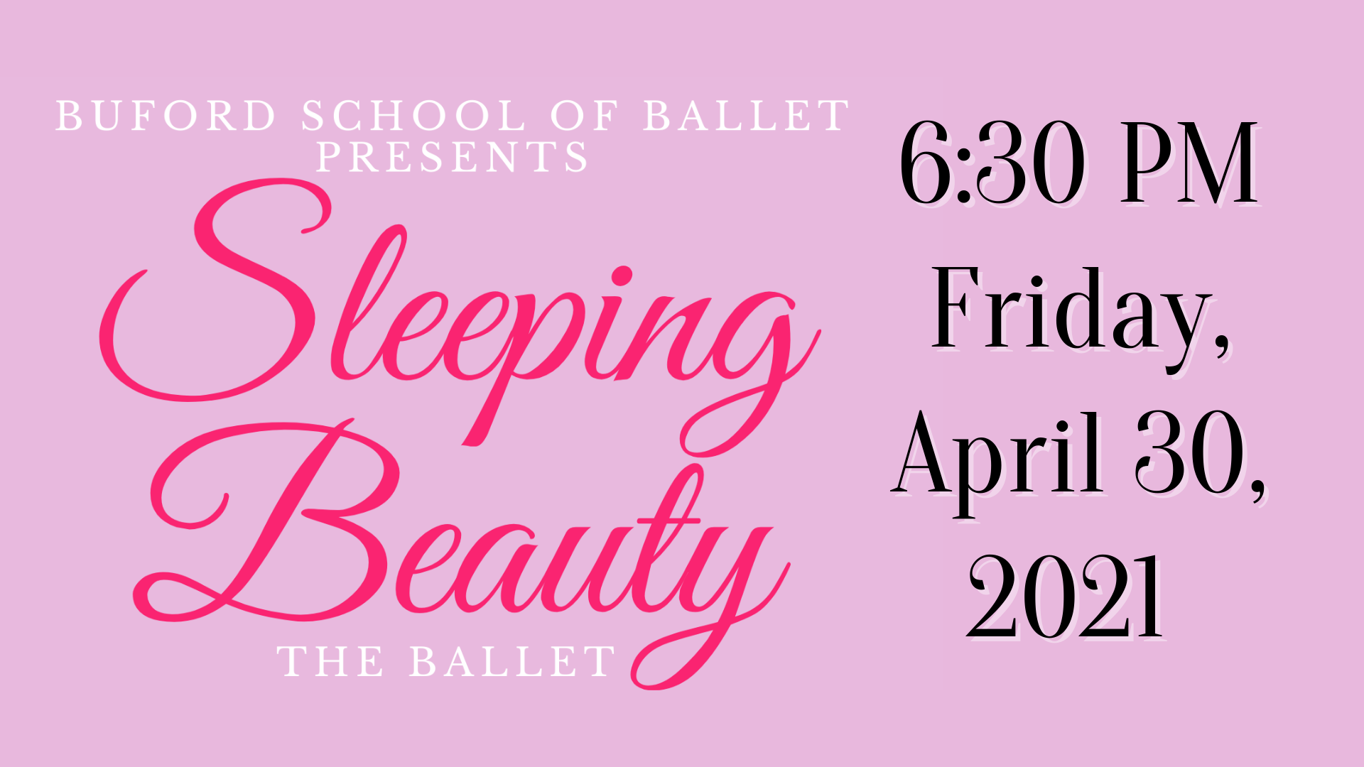 Sleeping Beauty 4/30/2021 6:30 PM DVD image file