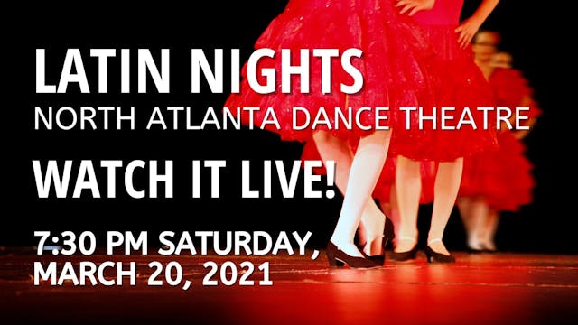 Latin Nights LIVE! 03/20/2021 7:30 PM 