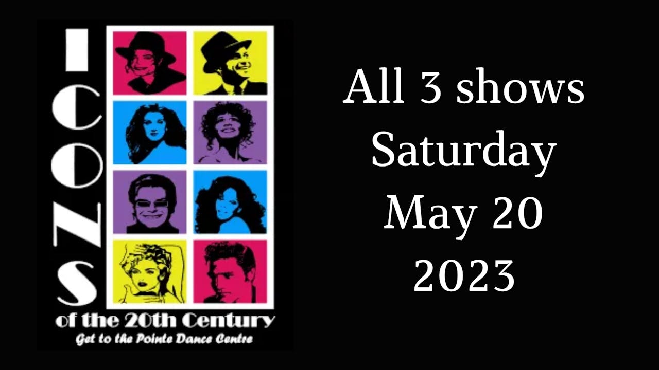GTTP ICONS of the 20th Century All 3 2023 Shows