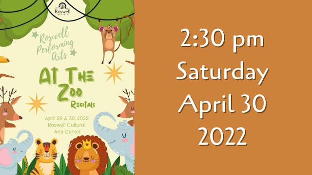 RPA At The Zoo! 4/30/2022 2:30 PM 