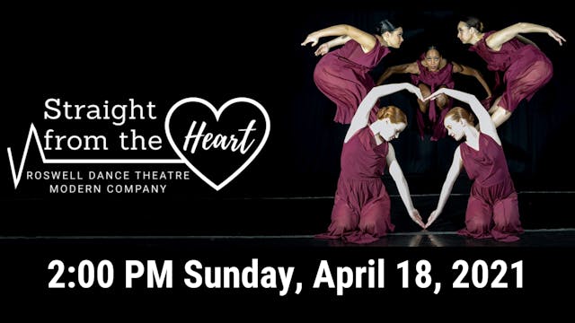 Straight from the Heart: Sunday 4/18/2021 2:00 PM
