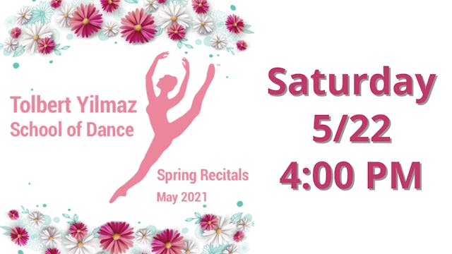 Saturday 5/22 4:00 PM