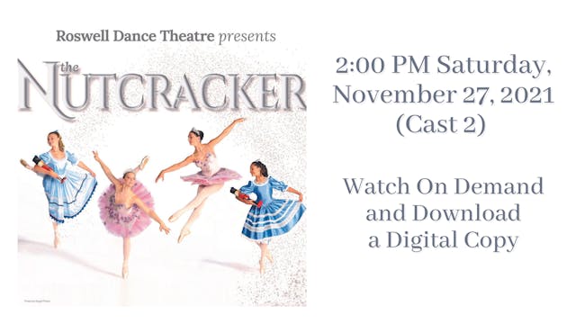 RDT: The Nutcracker Saturday 11/27/2021 2:00 PM