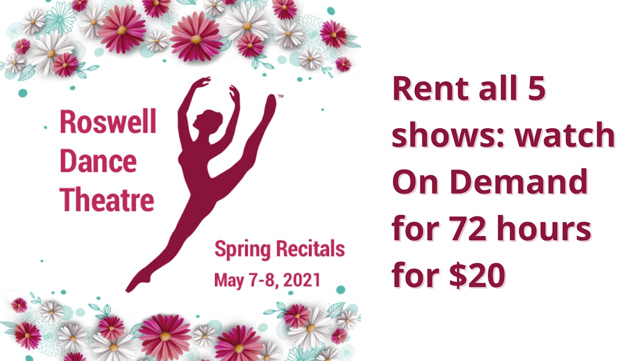 Rent the RDT 2021 Spring Recitals