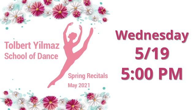 Wednesday 5/19 5:00 PM