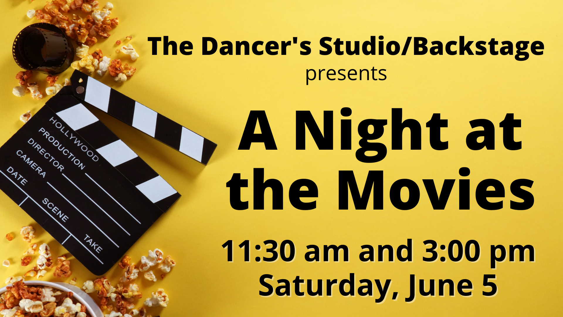 DVD Image File for A Night at the Movies: Saturday 6/5/2021 11:30 AM and 3:00 PM