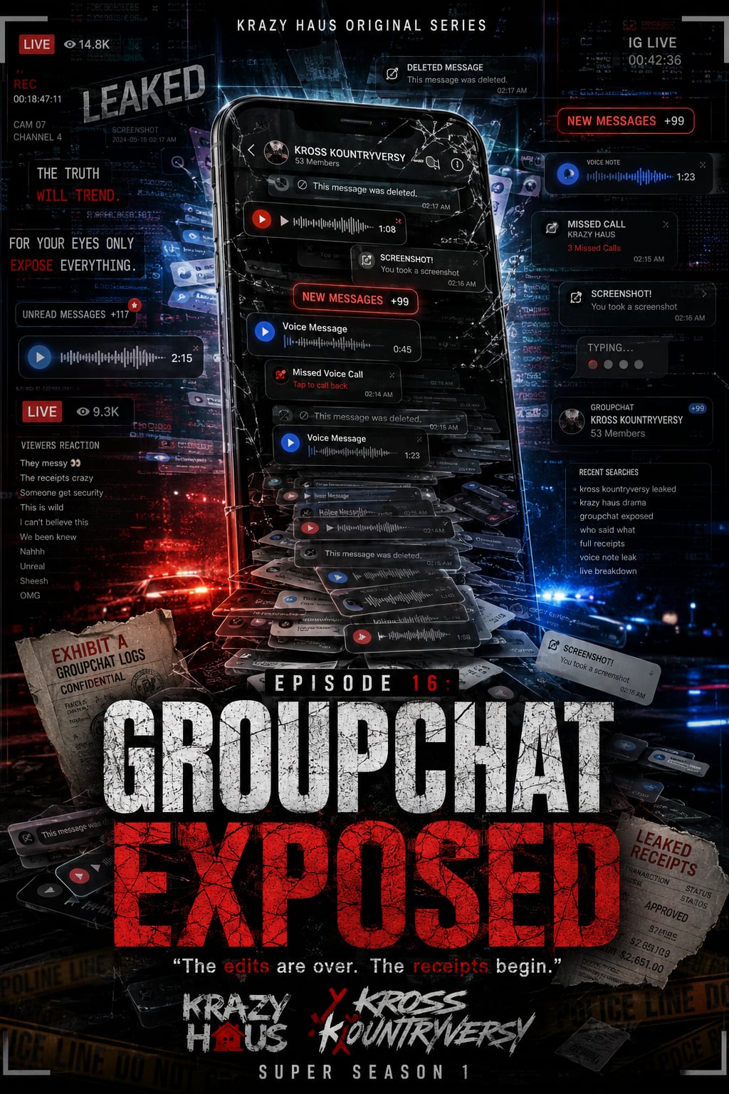 GROUPCHAT EXPOSED | EP. 16 | KRAZY  HAUS | KROSS KOUNTRYVERSY