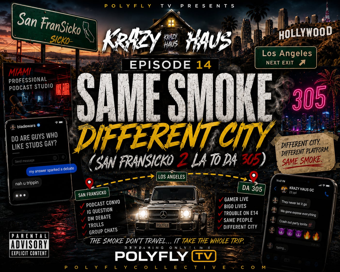SAME CITY DIFFERENT SMOKE | EP. 14 | KRAZY HAUS  | KROSS KOUNTRYVERSY