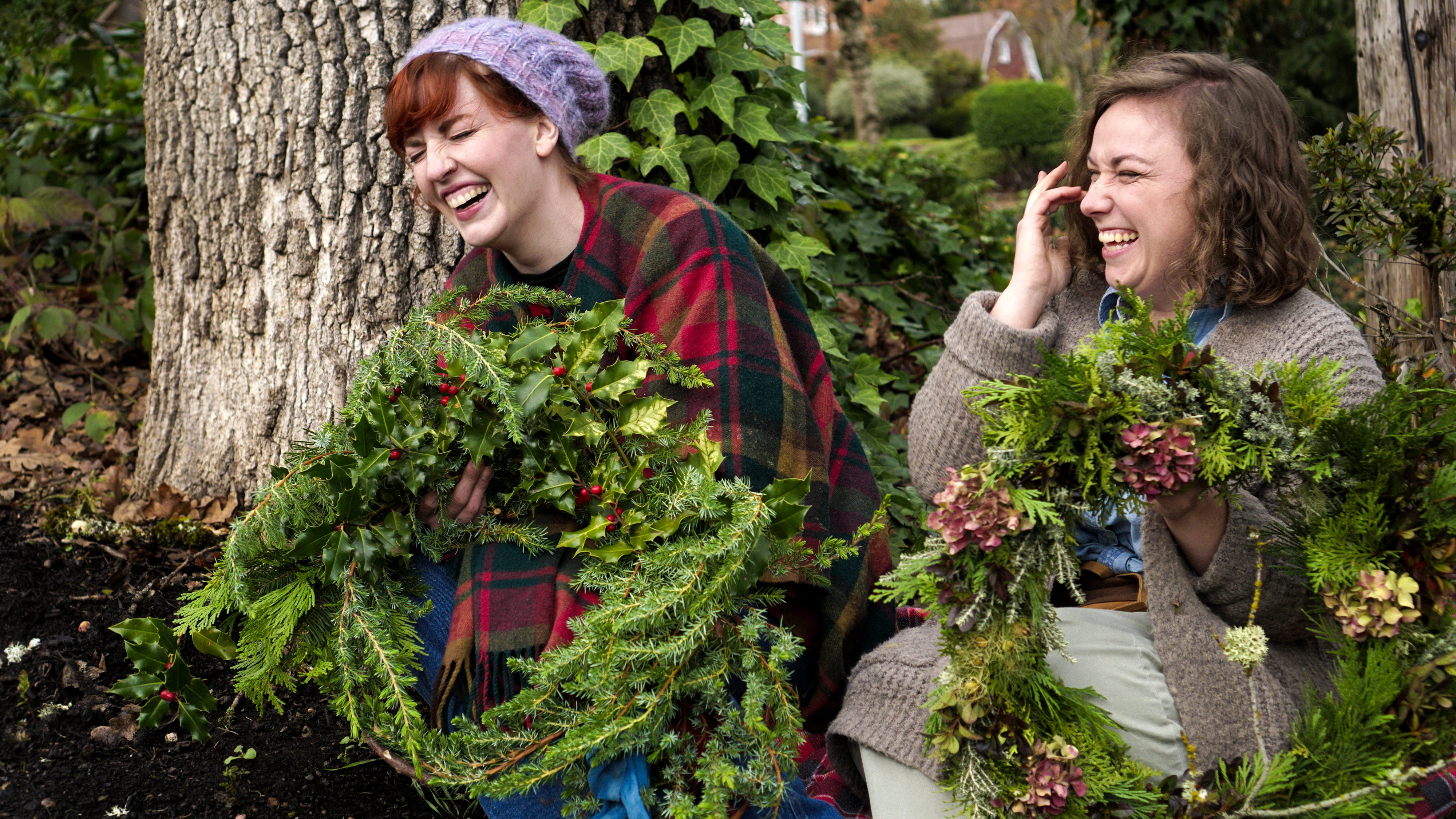 Lesson: Evergreen Holiday Wreath