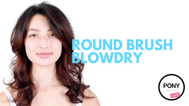 Round Brush Blowdry on Kathy by Corinna