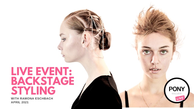 LIVE FOOTAGE: Backstage Styling with Ramona Eschbach