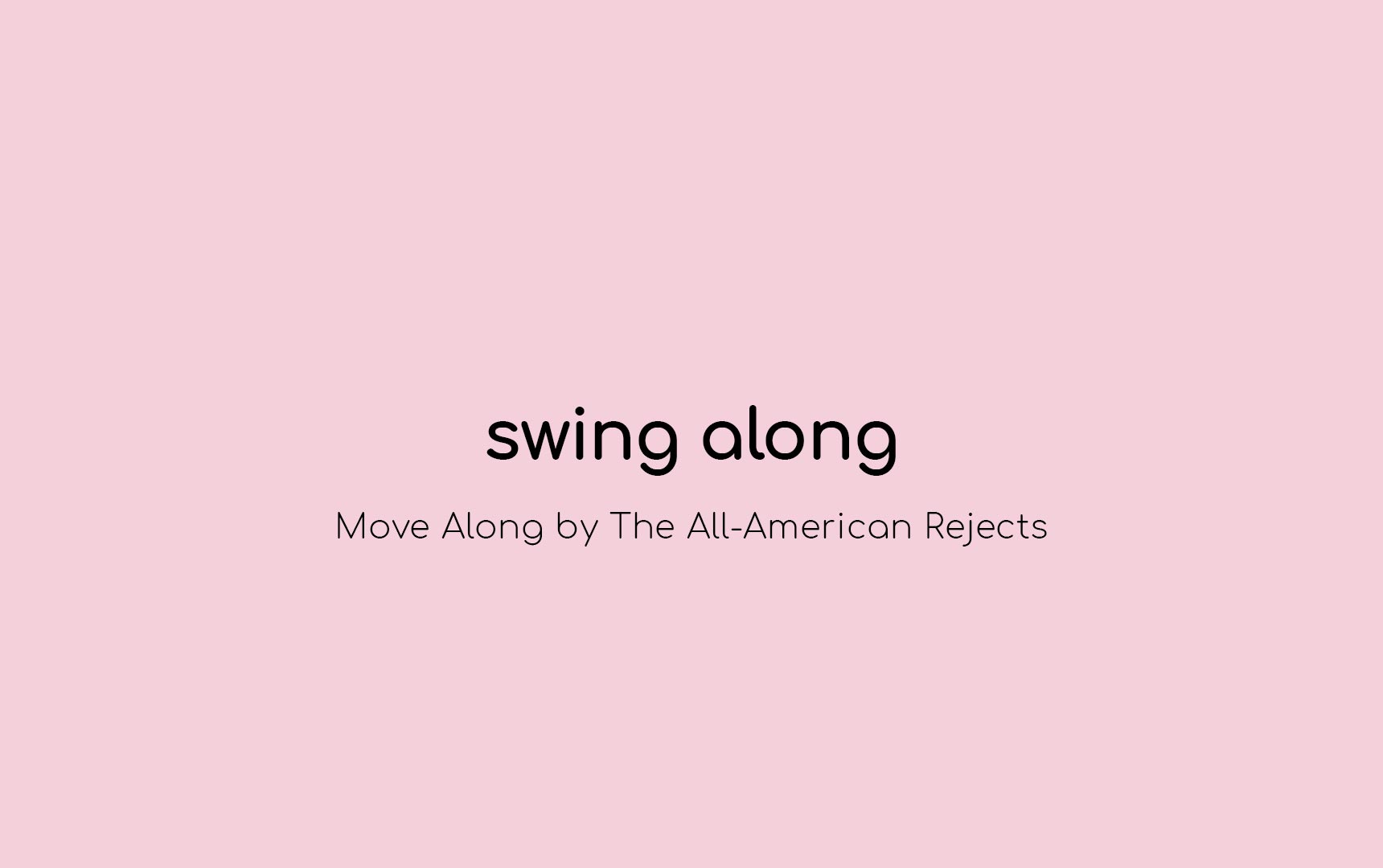 Swing Along