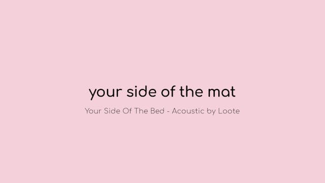 your side of the mat