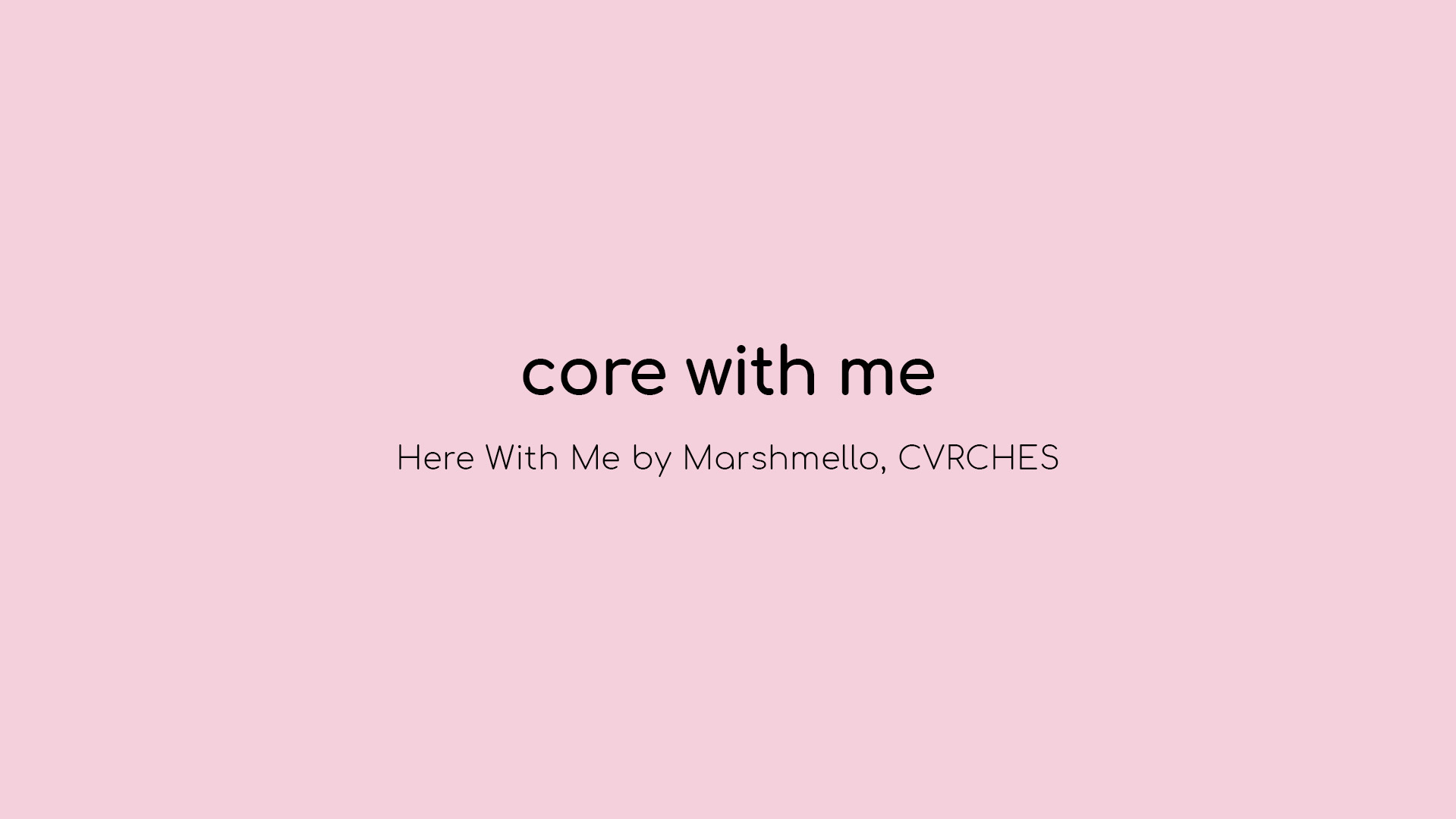 core with me