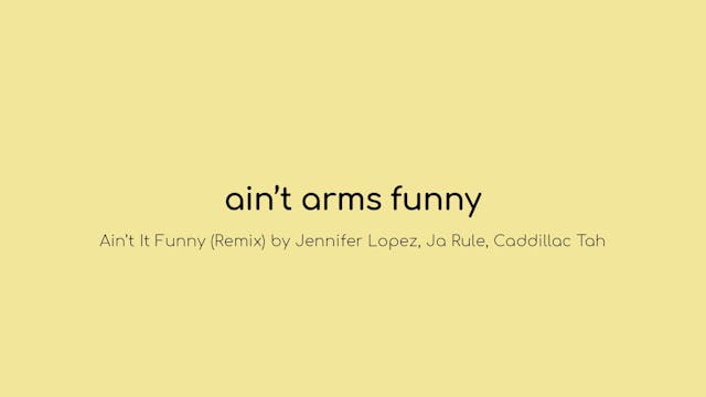 Arms Ain't Funny