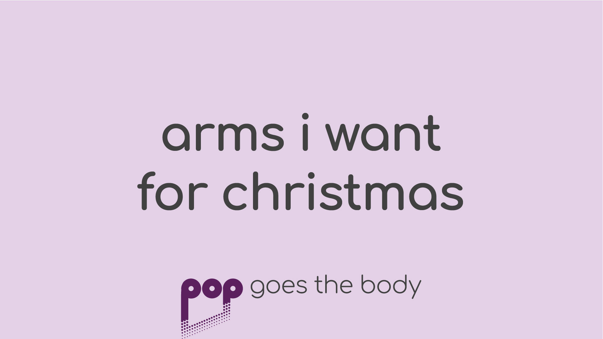 Arms I Want For Christmas