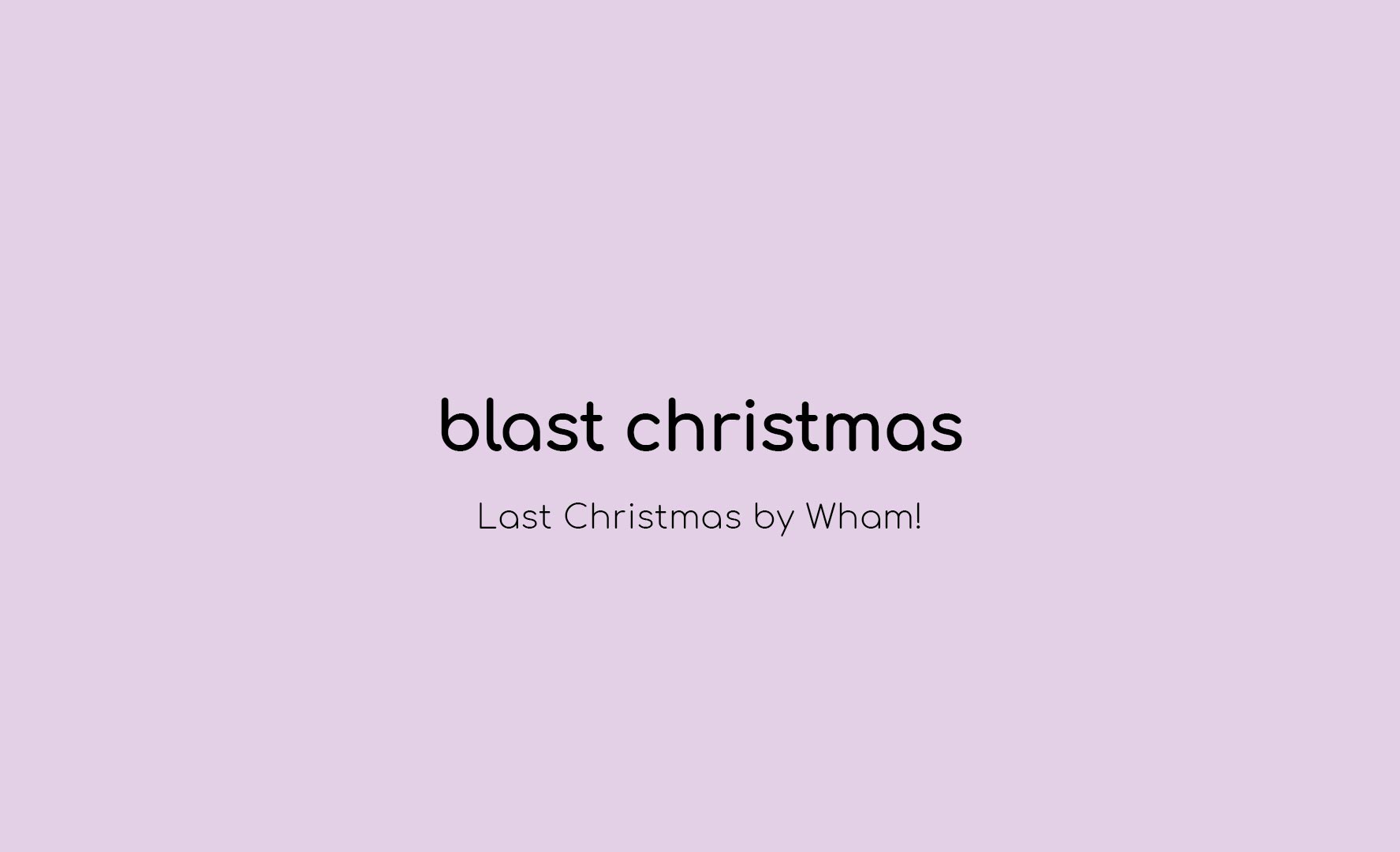 Blast Christmas