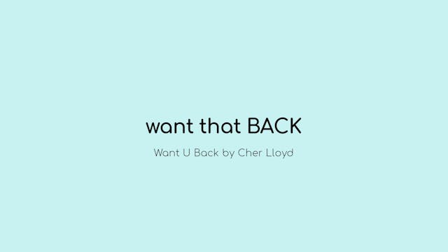Want That BACK