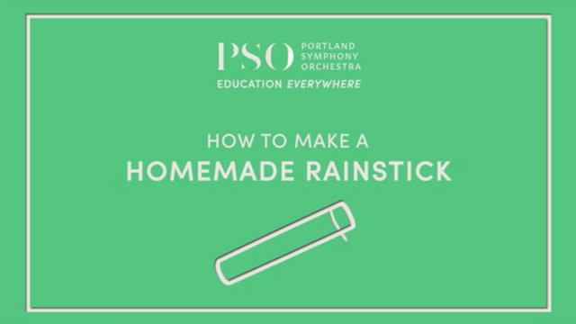 How to Make a Homemade Rain Stick