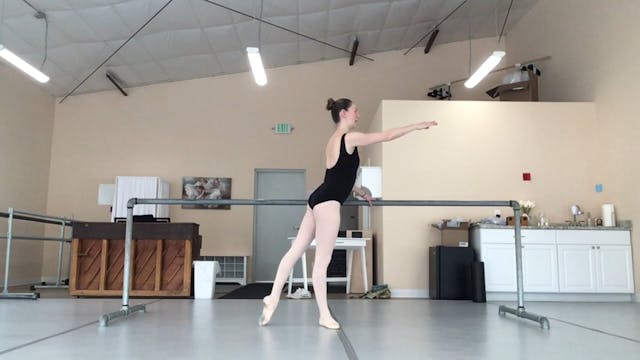 Adagio at the barre