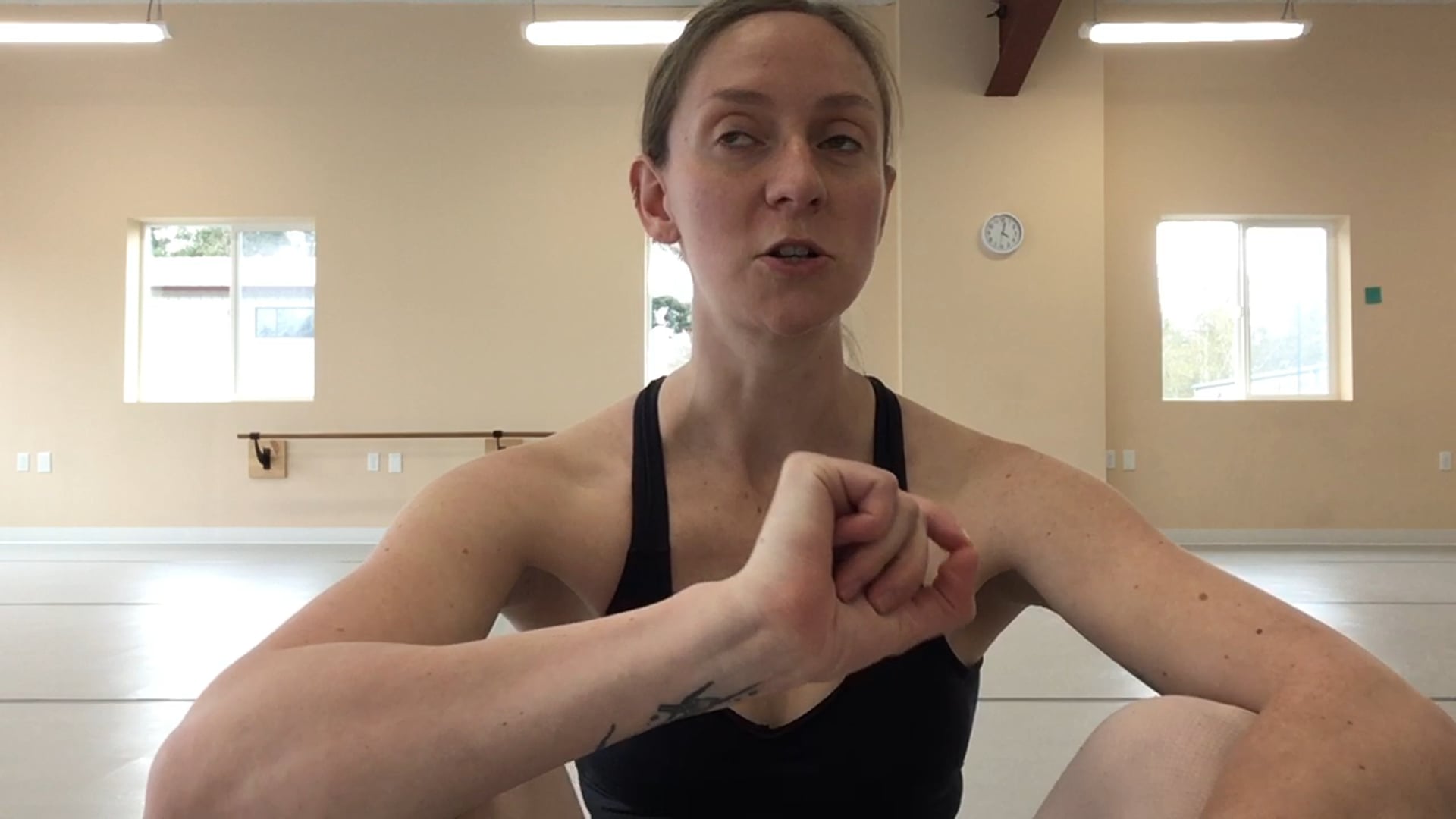 tombé pas de bourrée combination in centre 