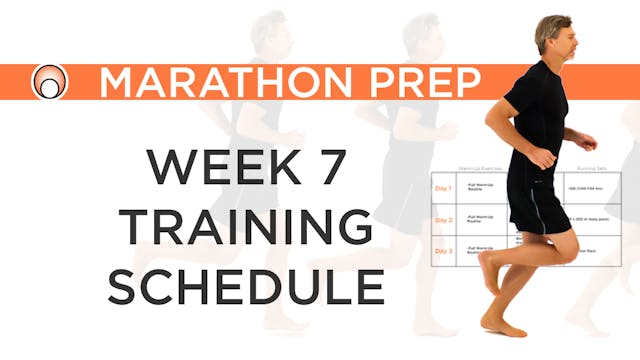 Week 7 Training Schedule