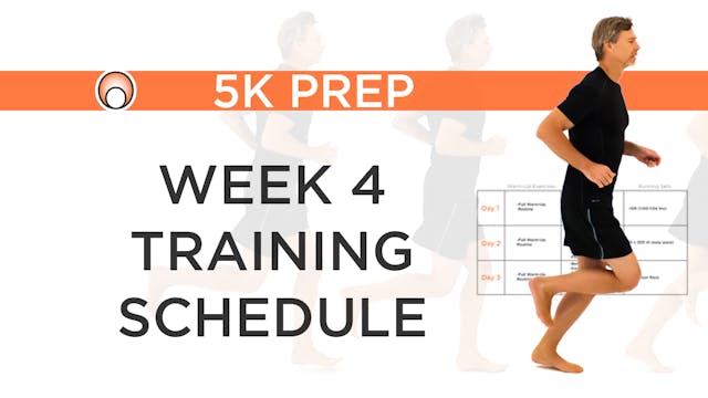 Week 4 Training Schedule