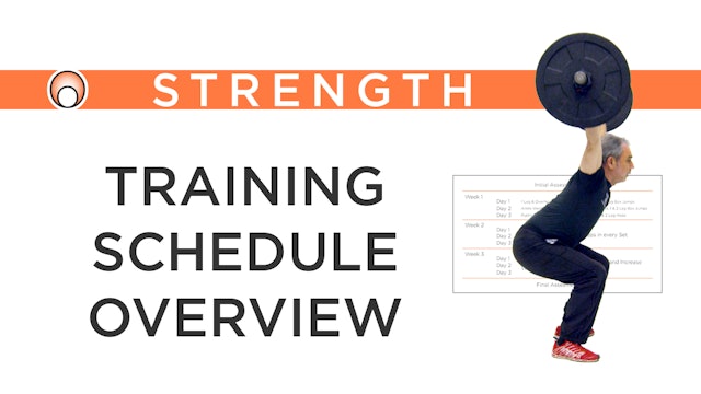 Training Schedule Overview