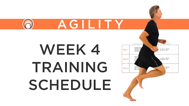 Week 4 Training Schedule