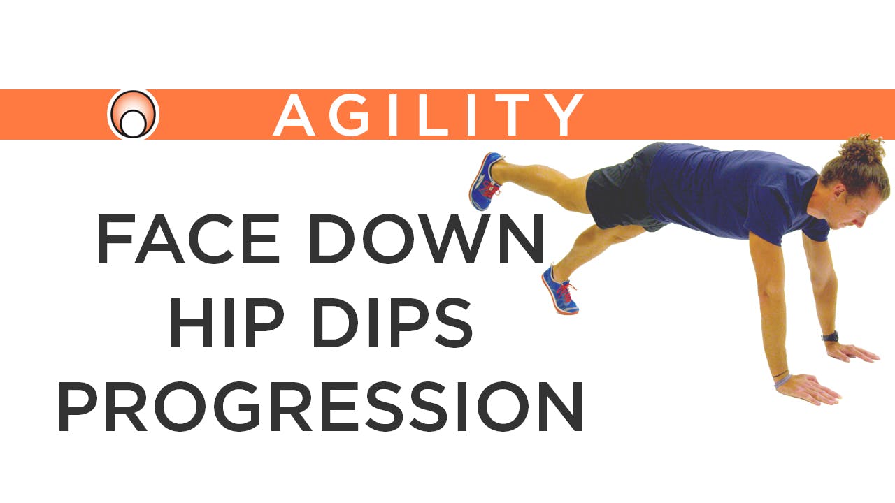 Face Down Hip Dips Progression Pose Method