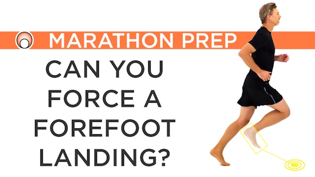 Can you Force a Forefoot Landing?