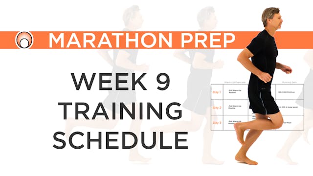 Week 9 Training Schedule