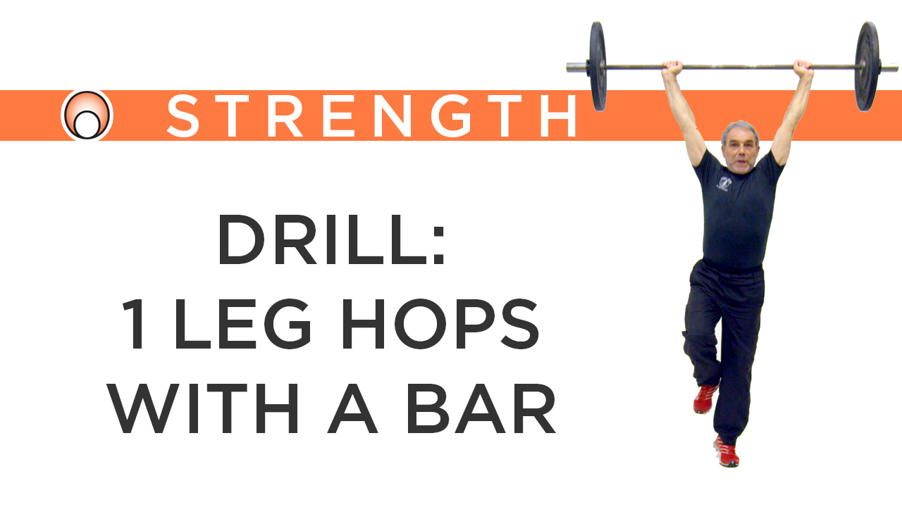 Drill: 1 Leg Hops with the Bar